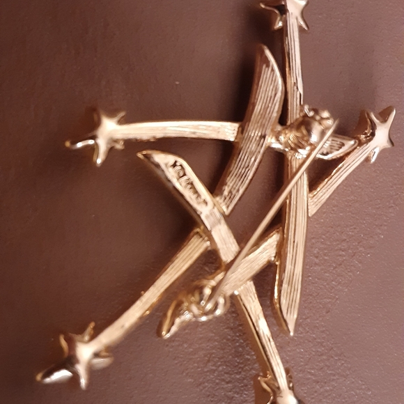 Vintage Monet Shooting Star Brooch - Picture 3 of 3